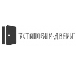 Логотип компании Установим Двери